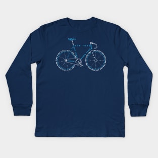 BIKE ANATOMY Kids Long Sleeve T-Shirt